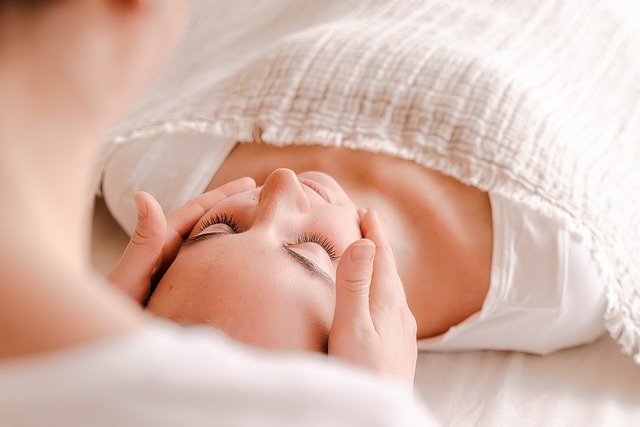 Craniosacral treatment taking place