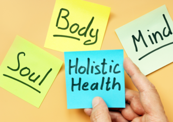 Post-it notes - mind, body, soul & holistic health